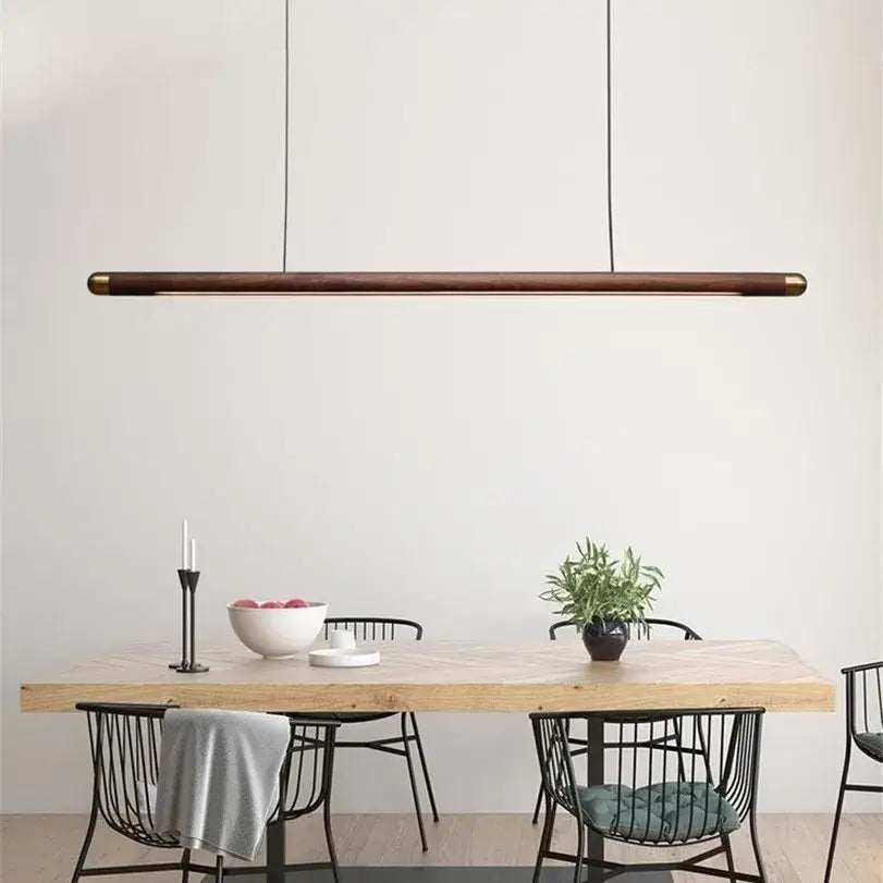 Walnut Wood Pendant Light