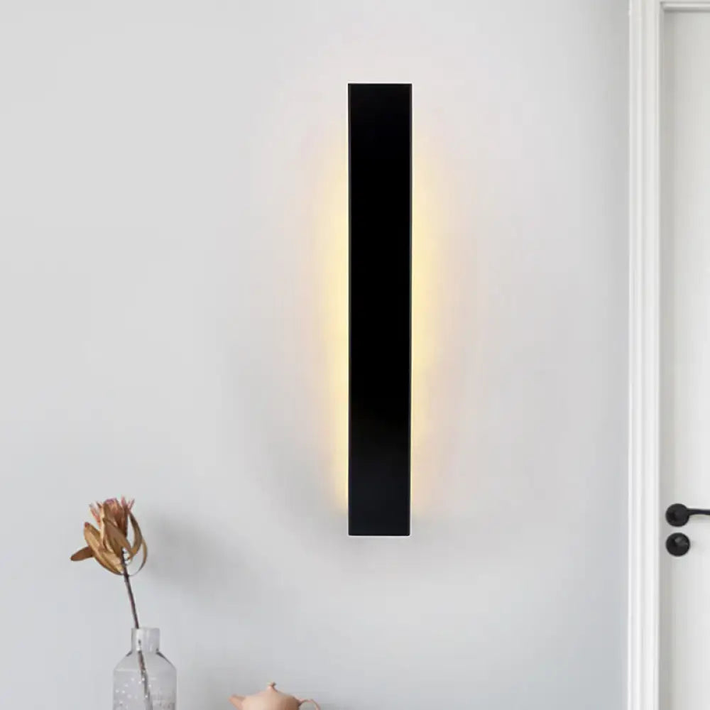 White Aluminum Wall Sconce