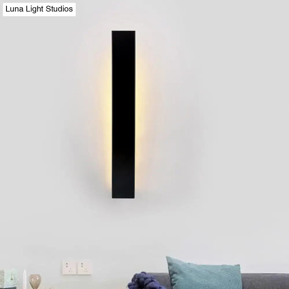 White Aluminum Wall Sconce