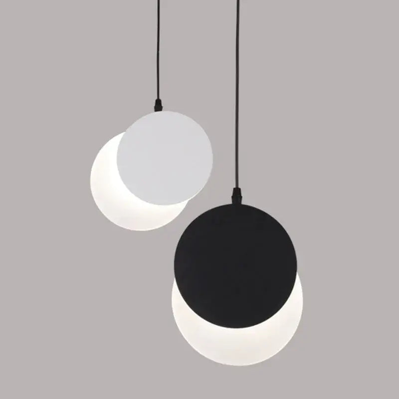 Black Crescent Pendant Light
