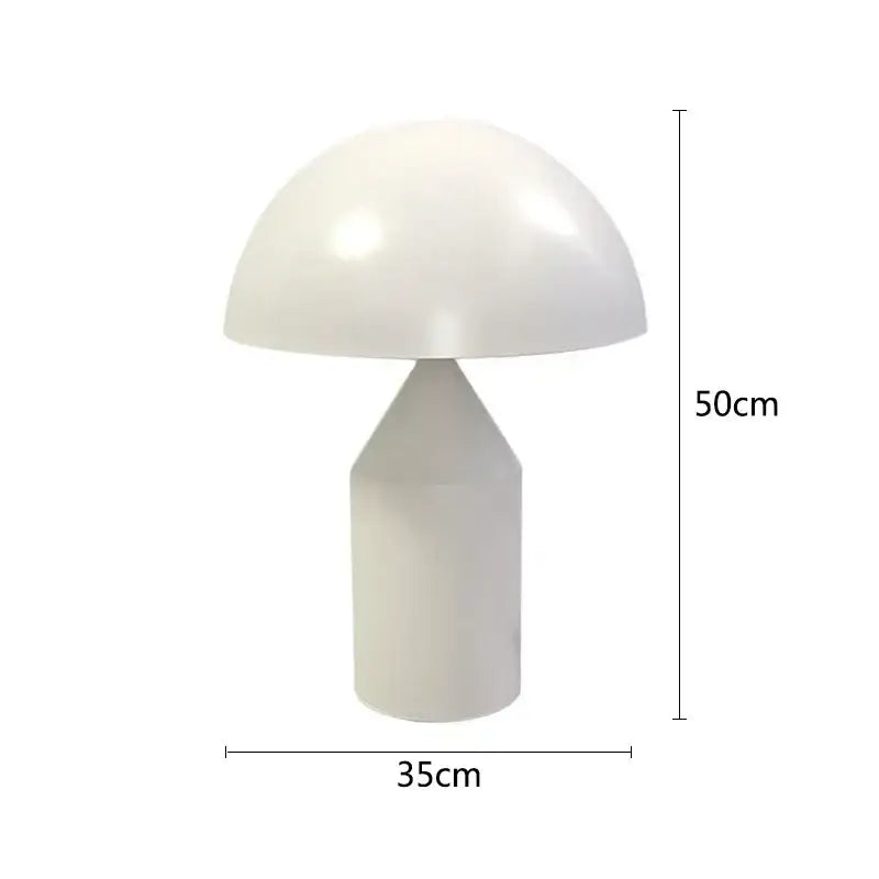 Black Iron Mushroom Lamp