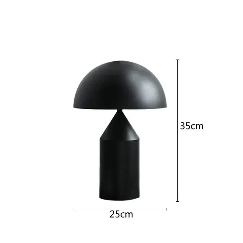 Black Iron Mushroom Lamp