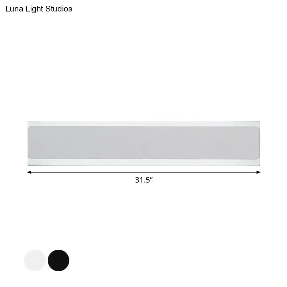 Black LED Dimmable Minimalist Wall Sconce