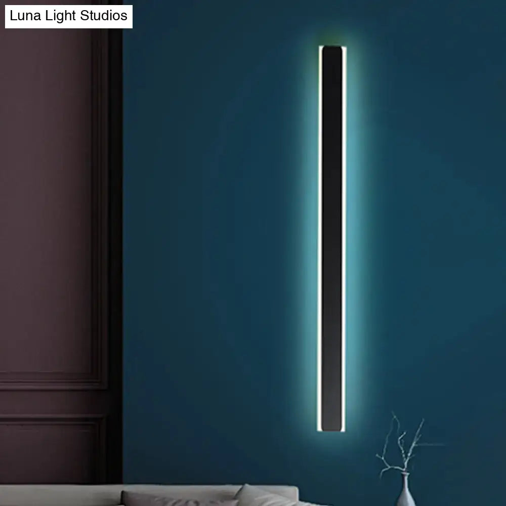 Black LED Dimmable Minimalist Wall Sconce