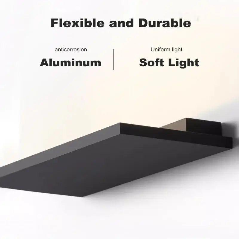 Black Aluminum LED Wall Light for Kitchen