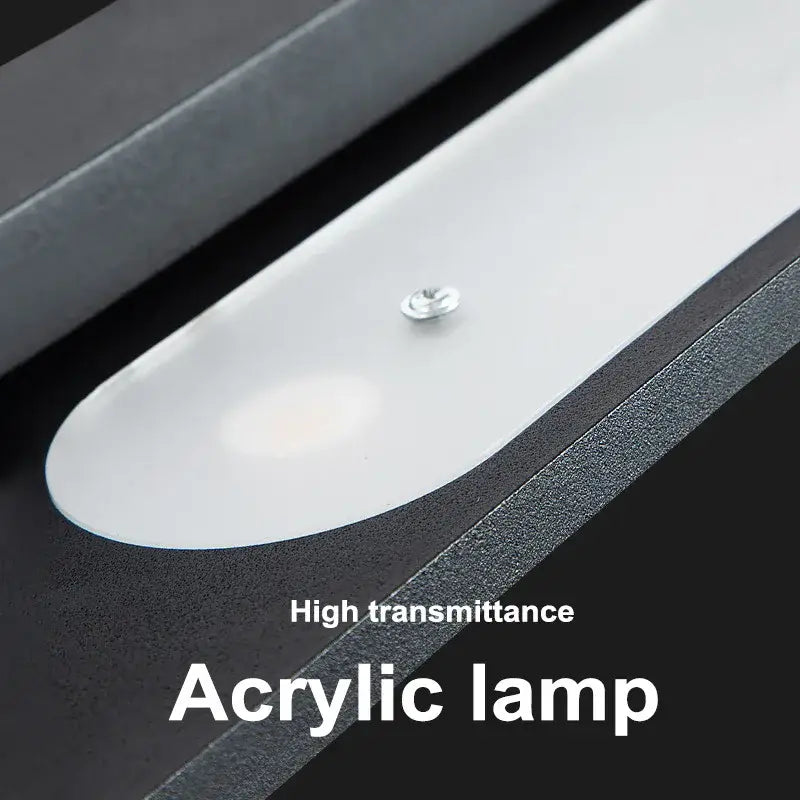 Black Aluminum LED Wall Light for Kitchen