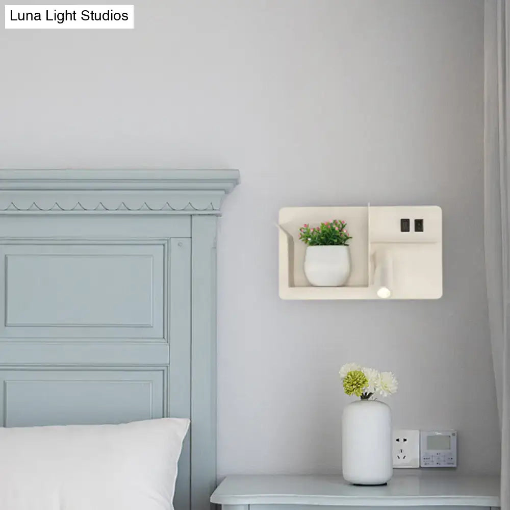 Black Tubular Wall Light