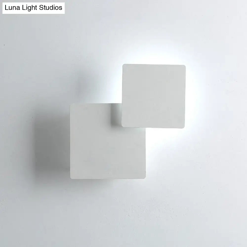 Black Square Wall Lamp