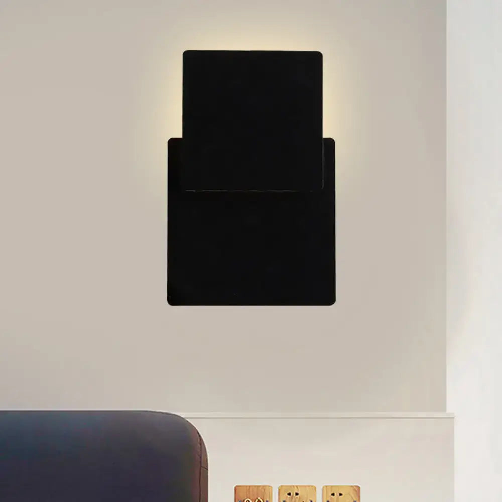 Black Square Wall Lamp