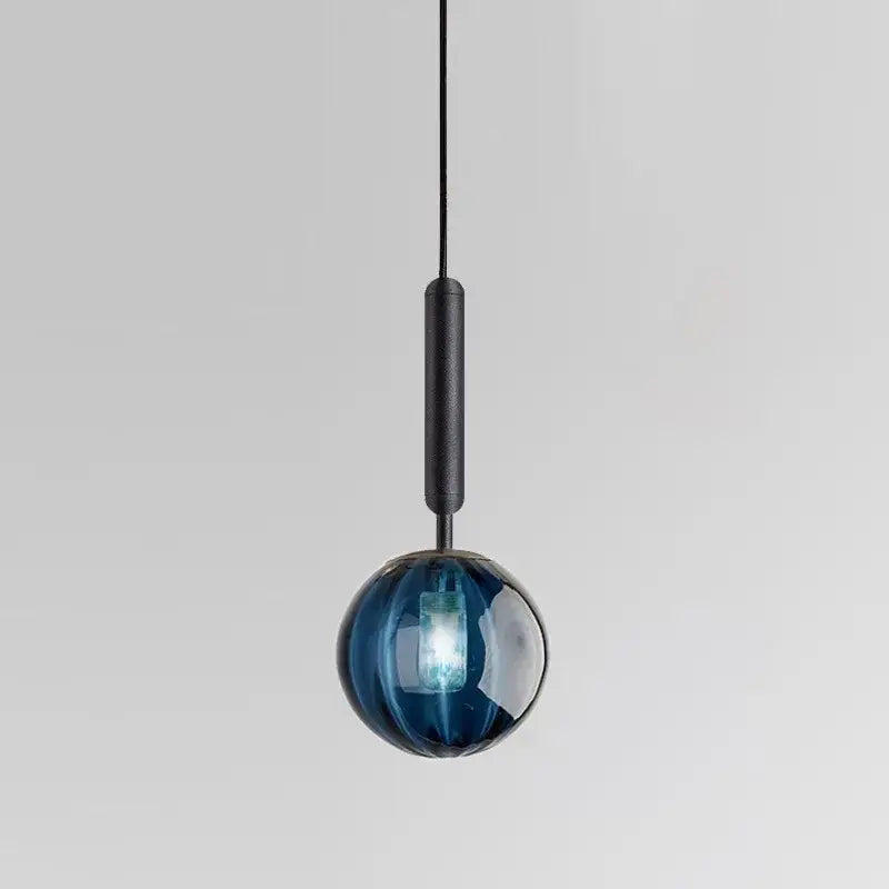 Pink Glass Ball Pendant