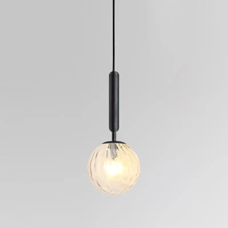 Pink Glass Ball Pendant