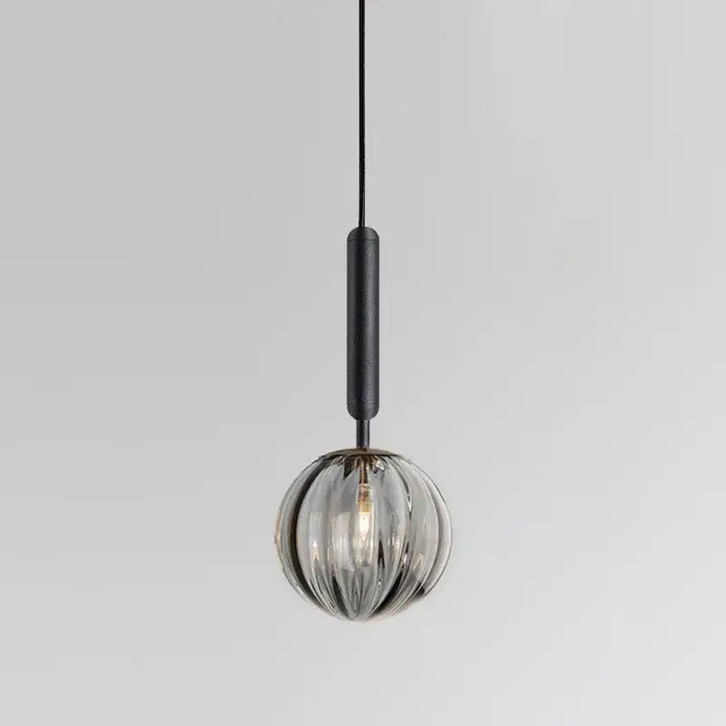 Pink Glass Ball Pendant