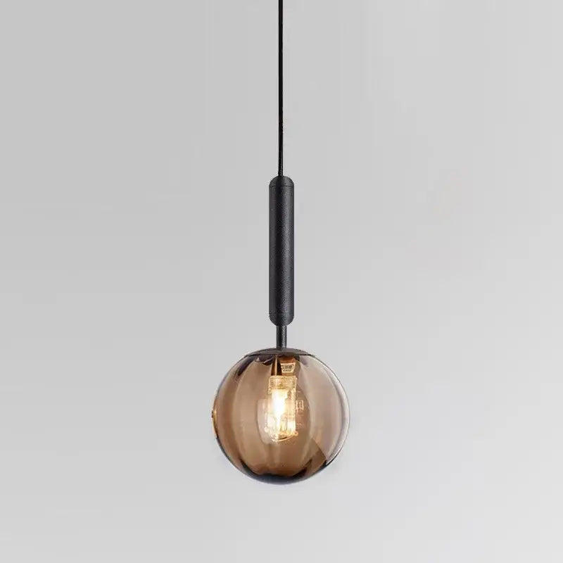 Pink Glass Ball Pendant