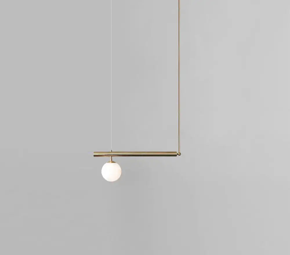 Glass Globe Ceiling Light