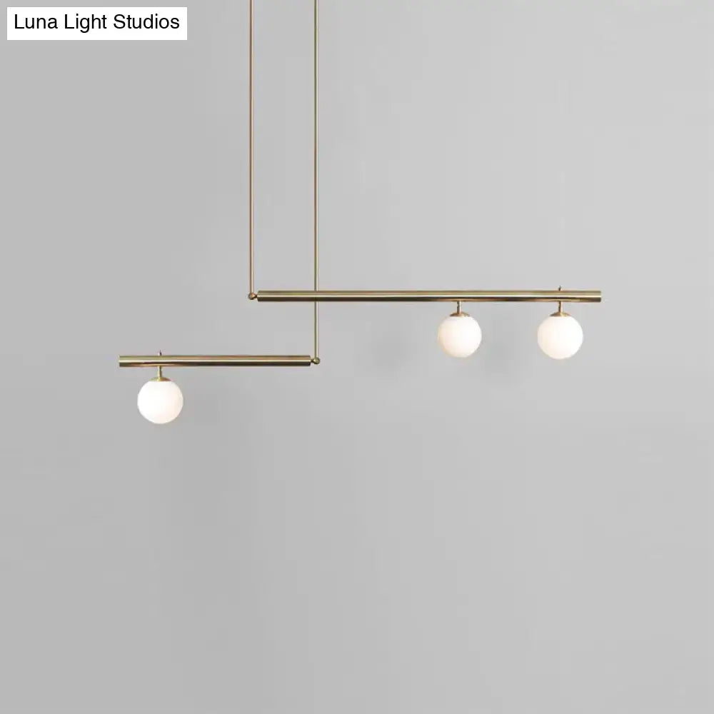 Glass Globe Ceiling Light