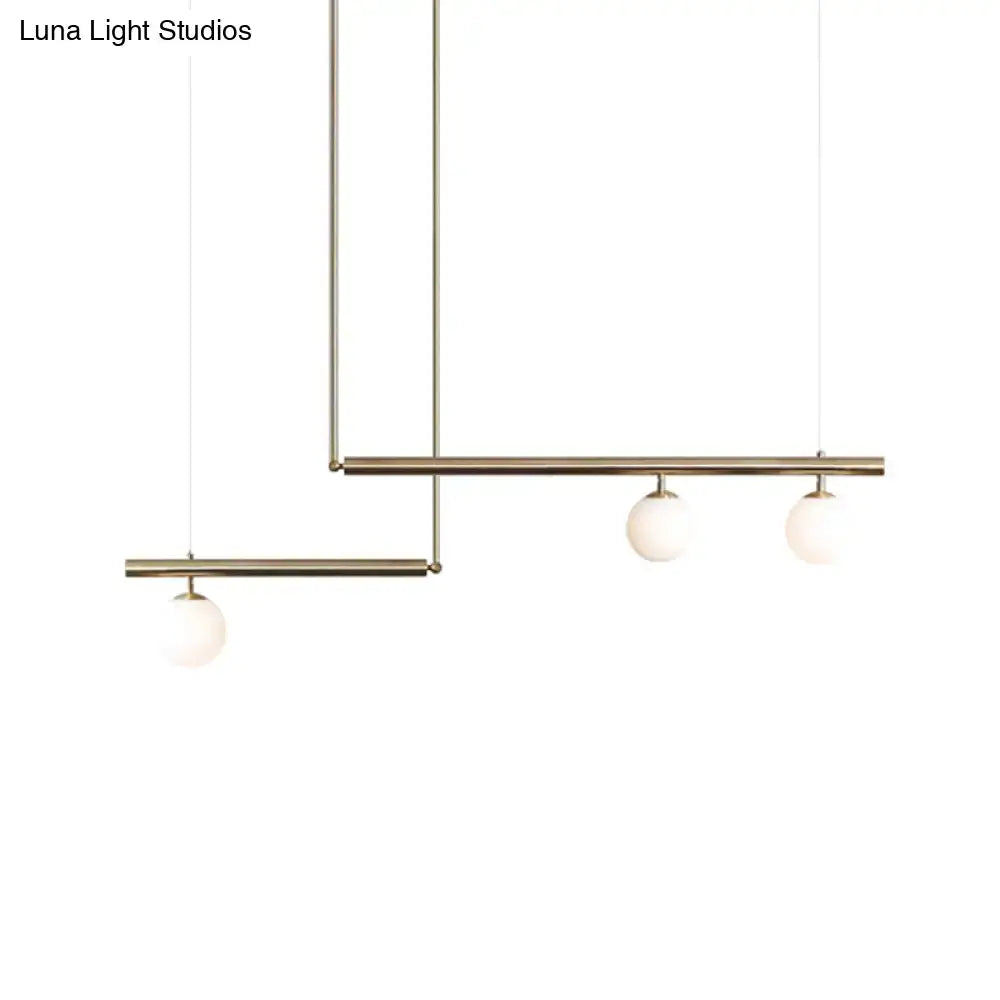 Glass Globe Ceiling Light