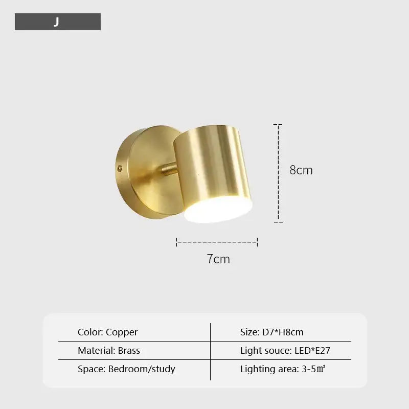 Brass Iron Wall Sconce
