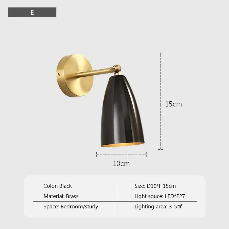 Brass Iron Wall Sconce