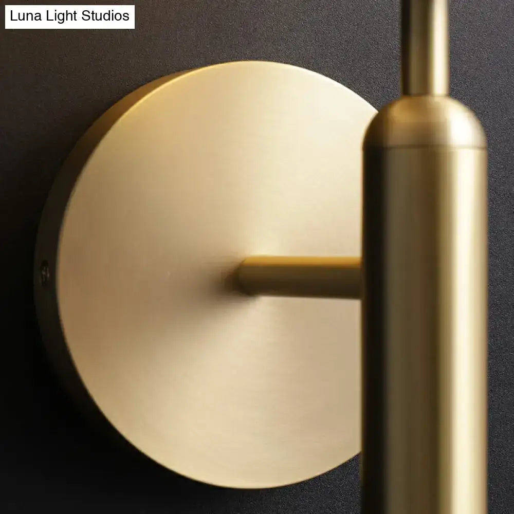Brass Ball Glass Sconce