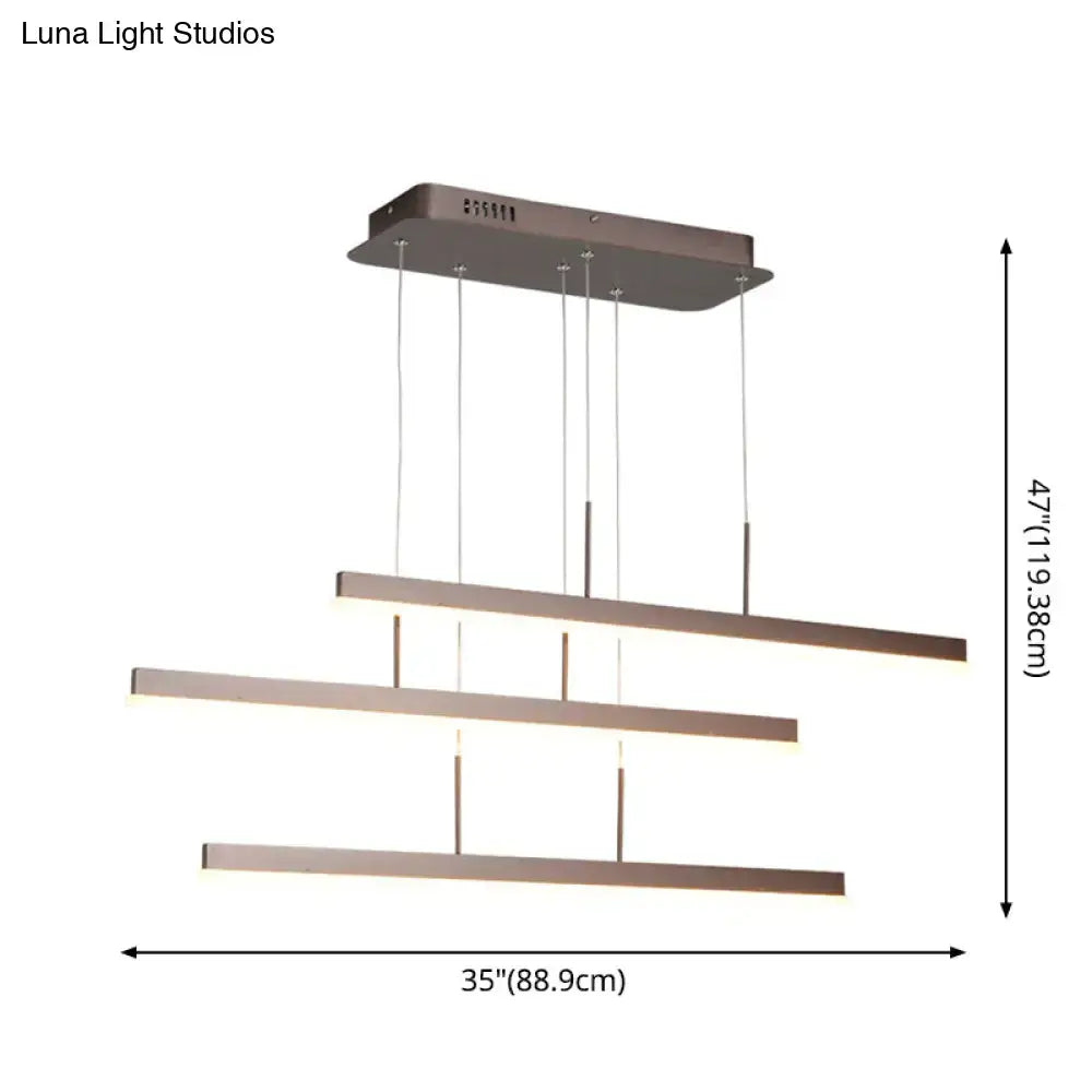 Bronze Acrylic Pendant Light