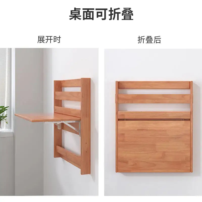 Brown Foldable Corner Desk