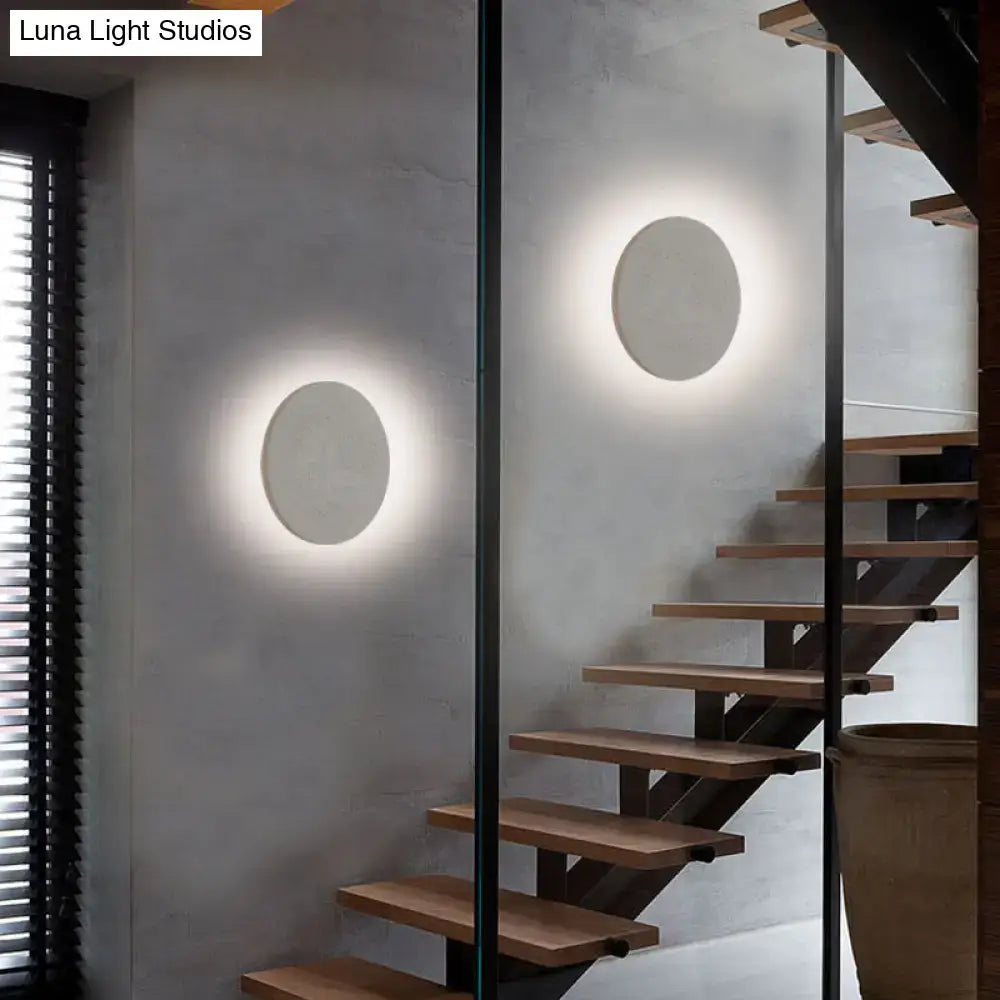 Grey Cement Wall Sconce