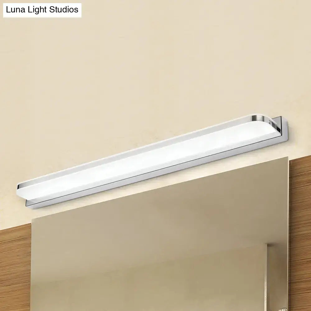 Chrome LED Vanity Light Seven Size Options