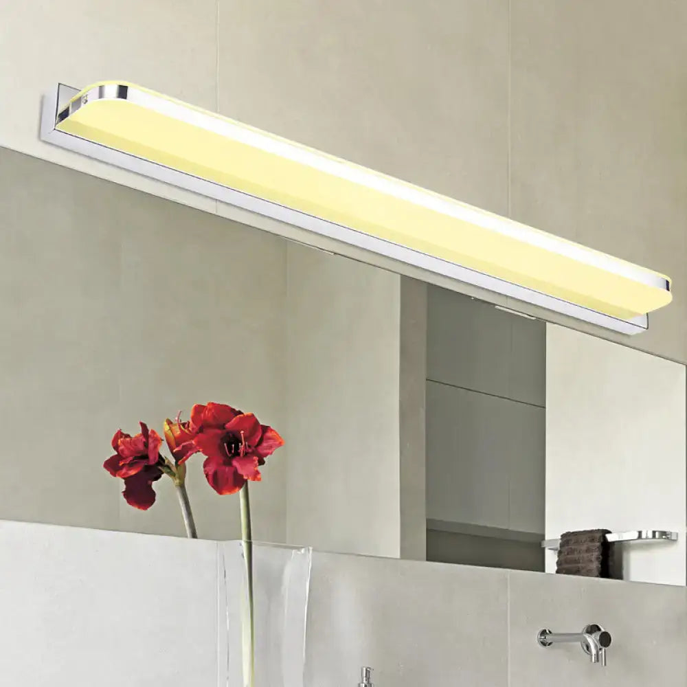 Chrome LED Vanity Light Seven Size Options