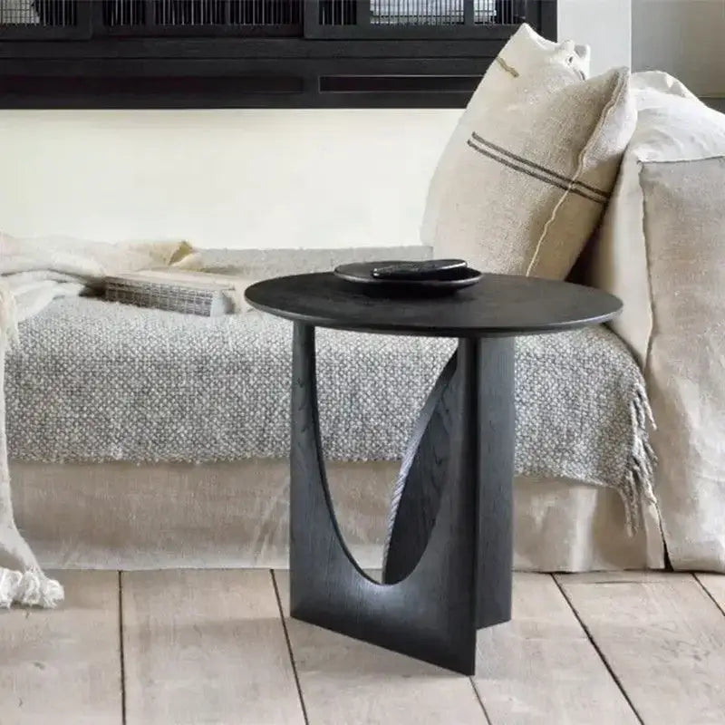 Walnut Round Coffee Table