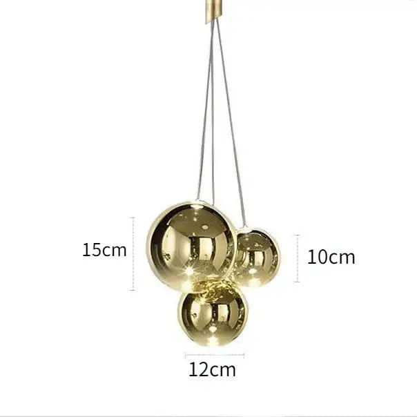 Glass Bubble Pendant Light