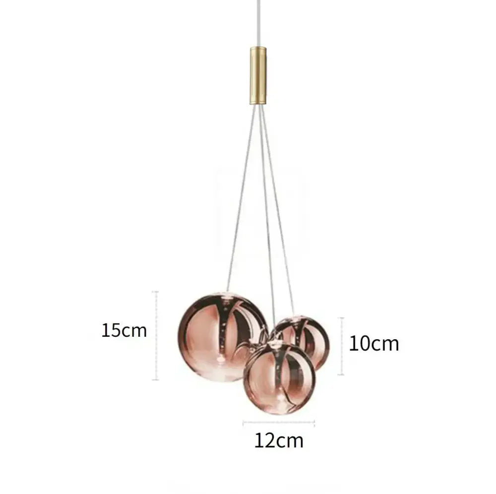 Glass Bubble Pendant Light