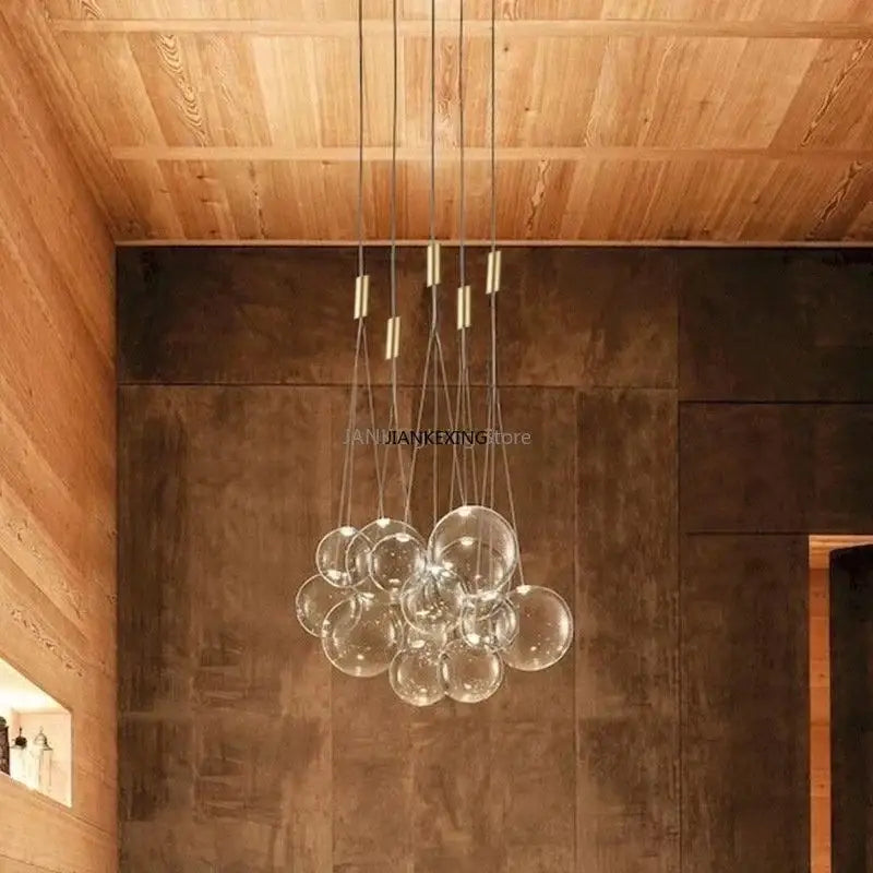 Glass Bubble Pendant Light