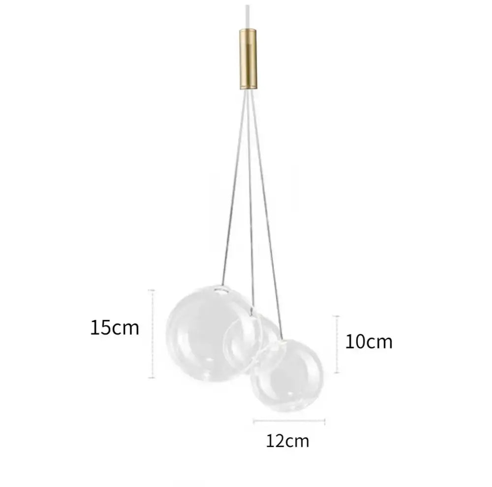 Glass Bubble Pendant Light