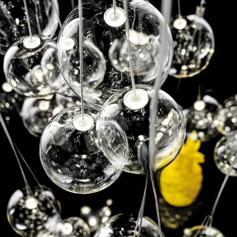 Glass Bubble Pendant Light