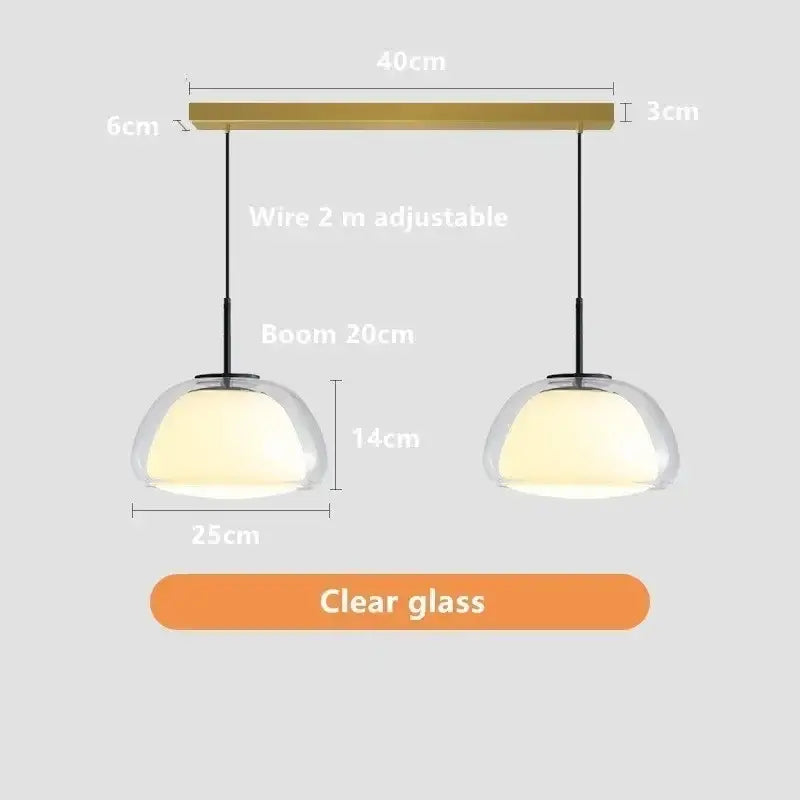 Glass Jelly Pendant Lamp