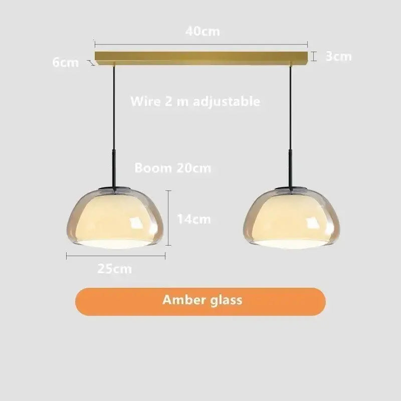 Glass Jelly Pendant Lamp