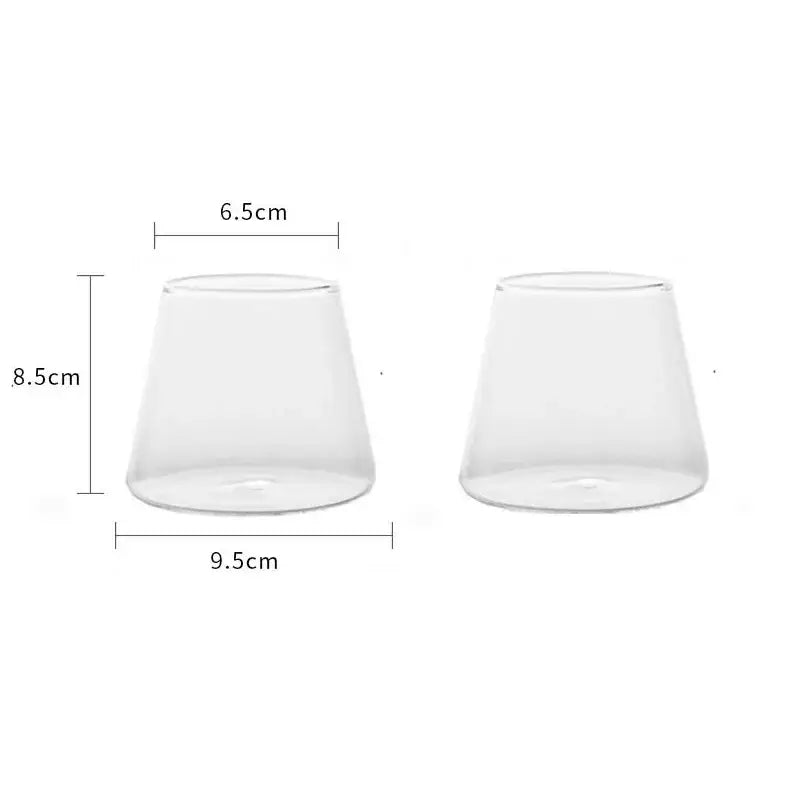 Clear Glass Water Cup