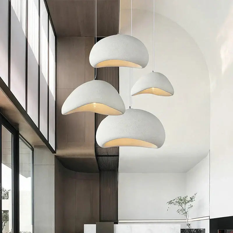 Concrete Cobblestone Pendant Light