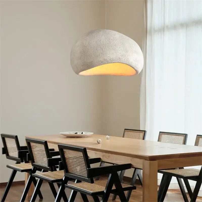 Concrete Cobblestone Pendant Light