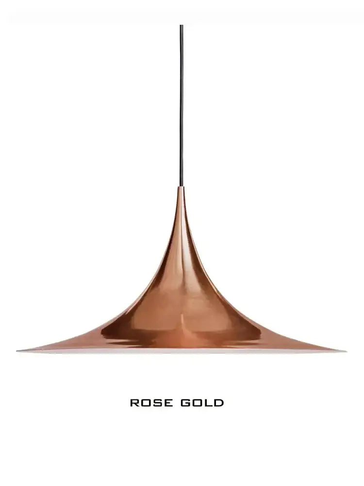 Copper Horn Chandelier