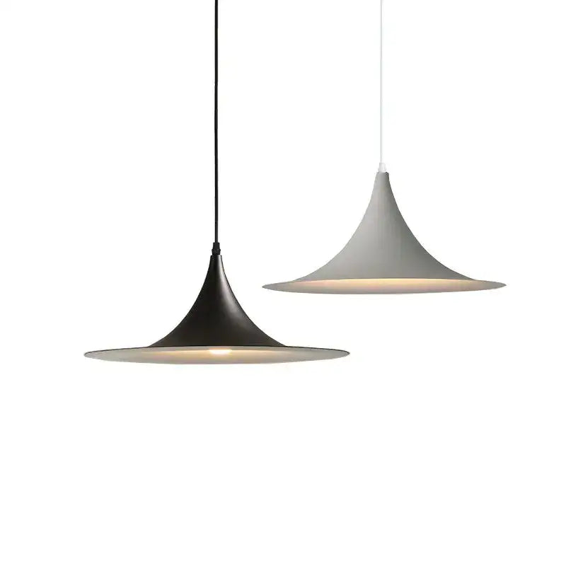 Copper Horn Chandelier