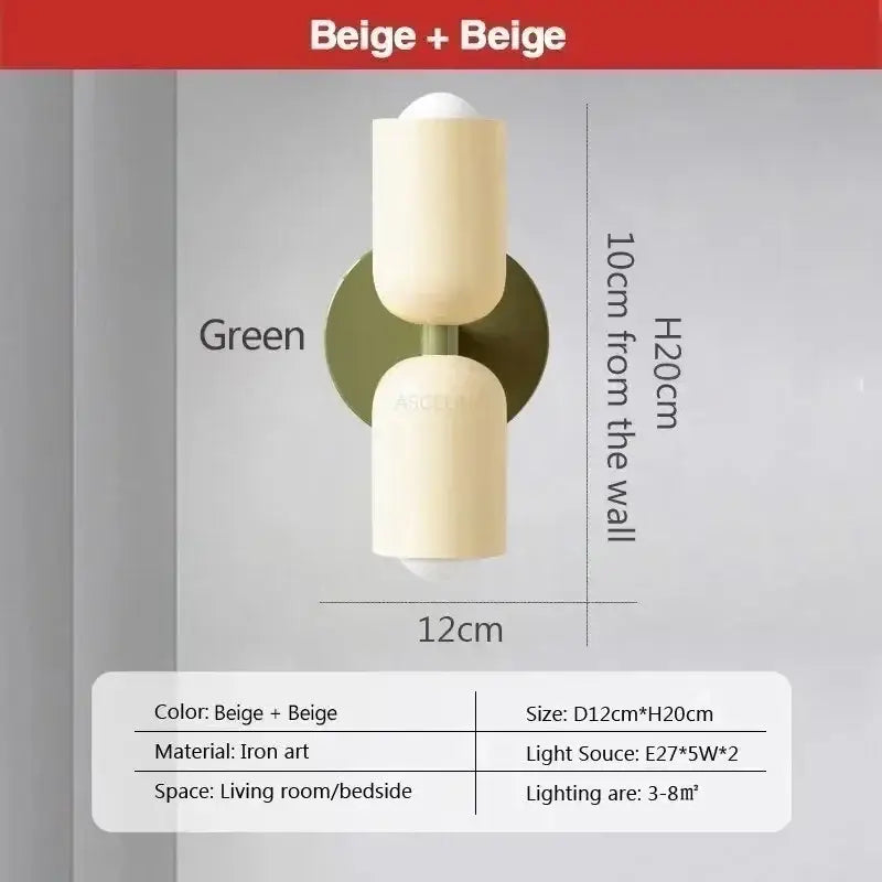 Cream Coral Wall Lamps