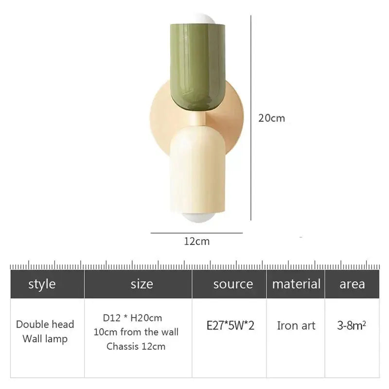 Cream Coral Wall Lamps