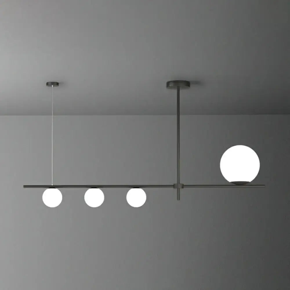 Cream Glass Globe Pendant