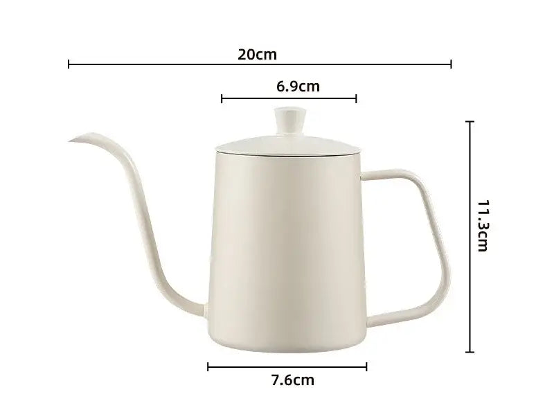 Cream Stainless Coffee Kettle
