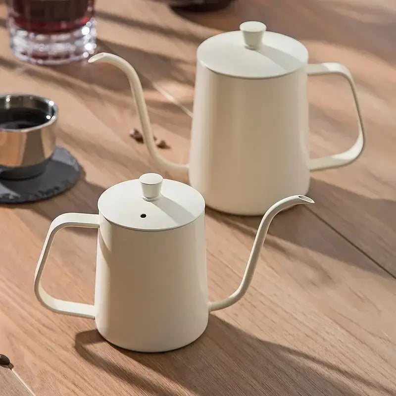 Cream Stainless Coffee Kettle