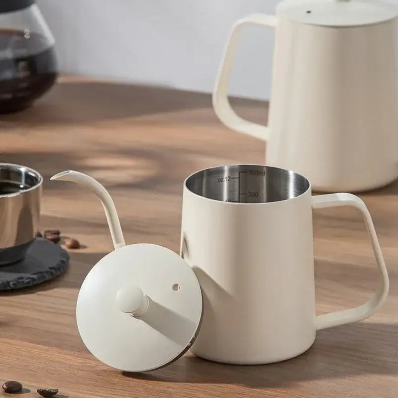 Cream Stainless Coffee Kettle