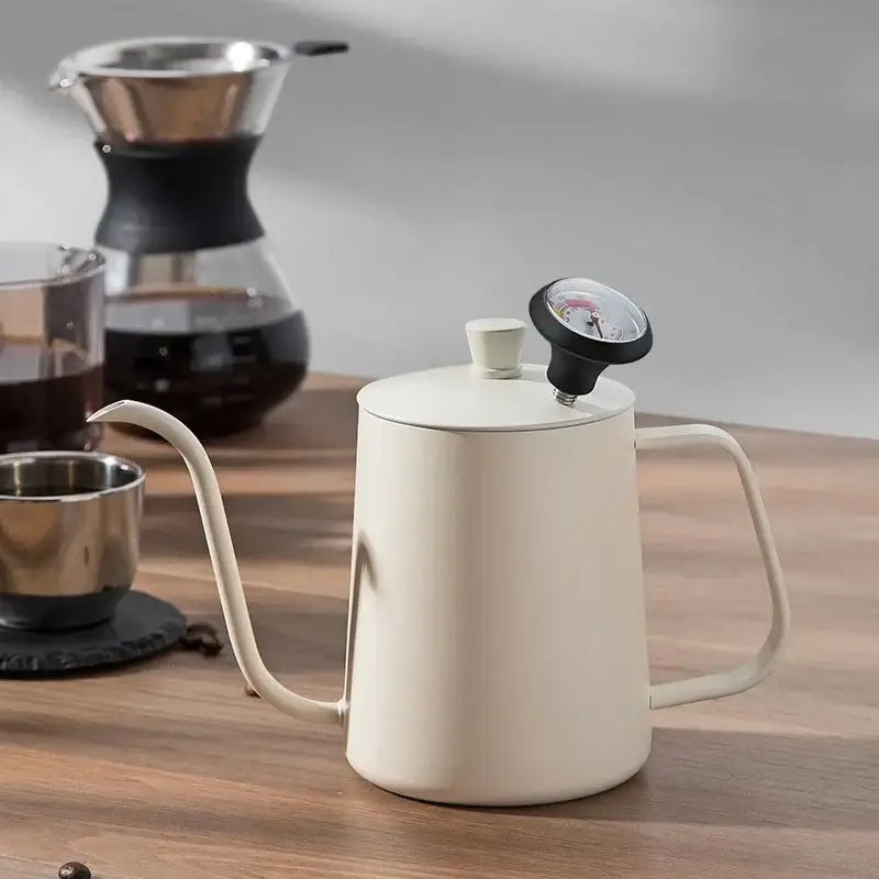 Cream Stainless Coffee Kettle