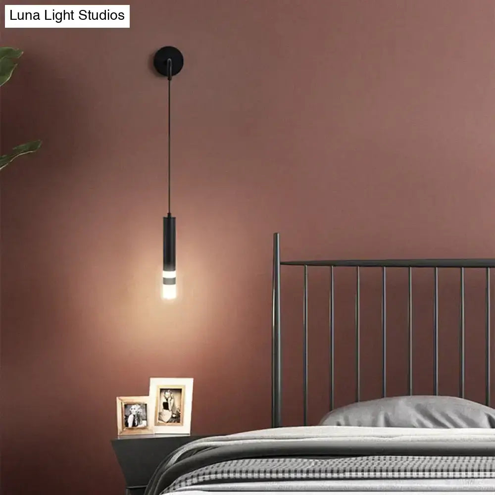 Black Gold Bedside Wall Lamp