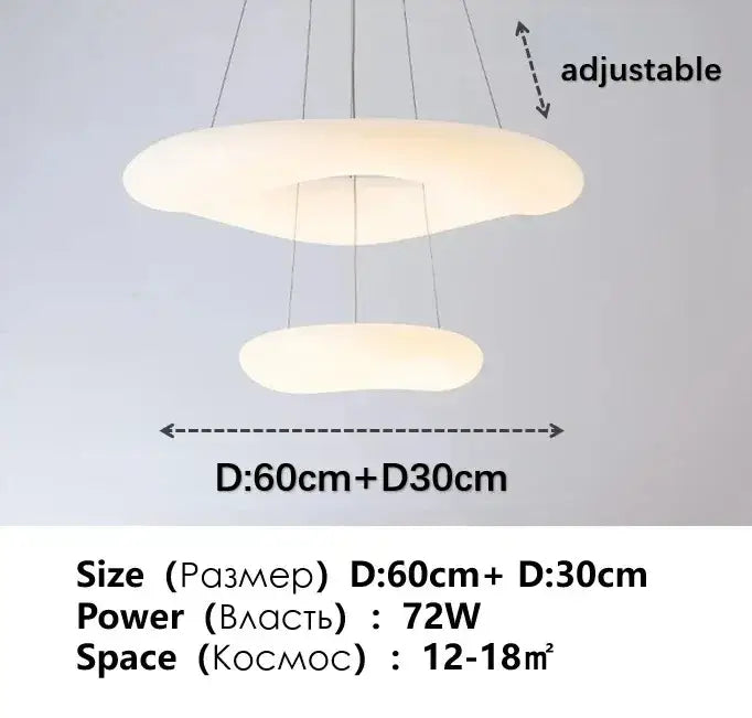 White Cloud LED Pendant